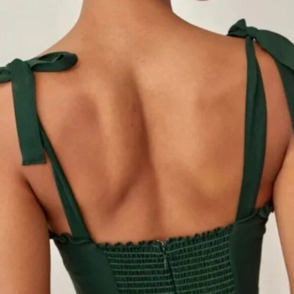 Reformation Jasen ruffled georgette maxi gown - Picture 4 of 8